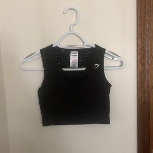 Black Gymshark Crop top